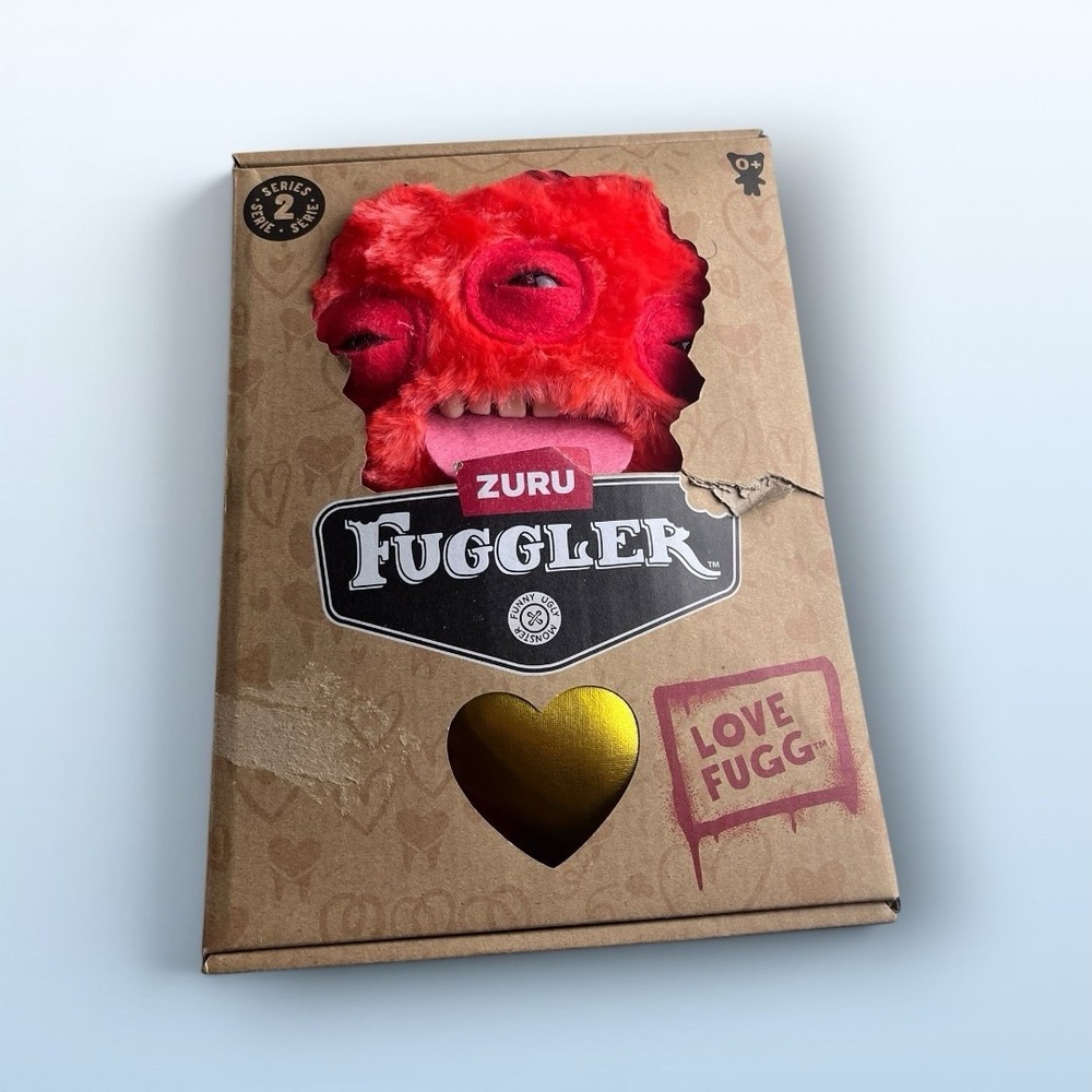 2026 Fuggler Love Fugg Series 2 Annoyed Alien Red Gold Heart Funny Ugly Monsters